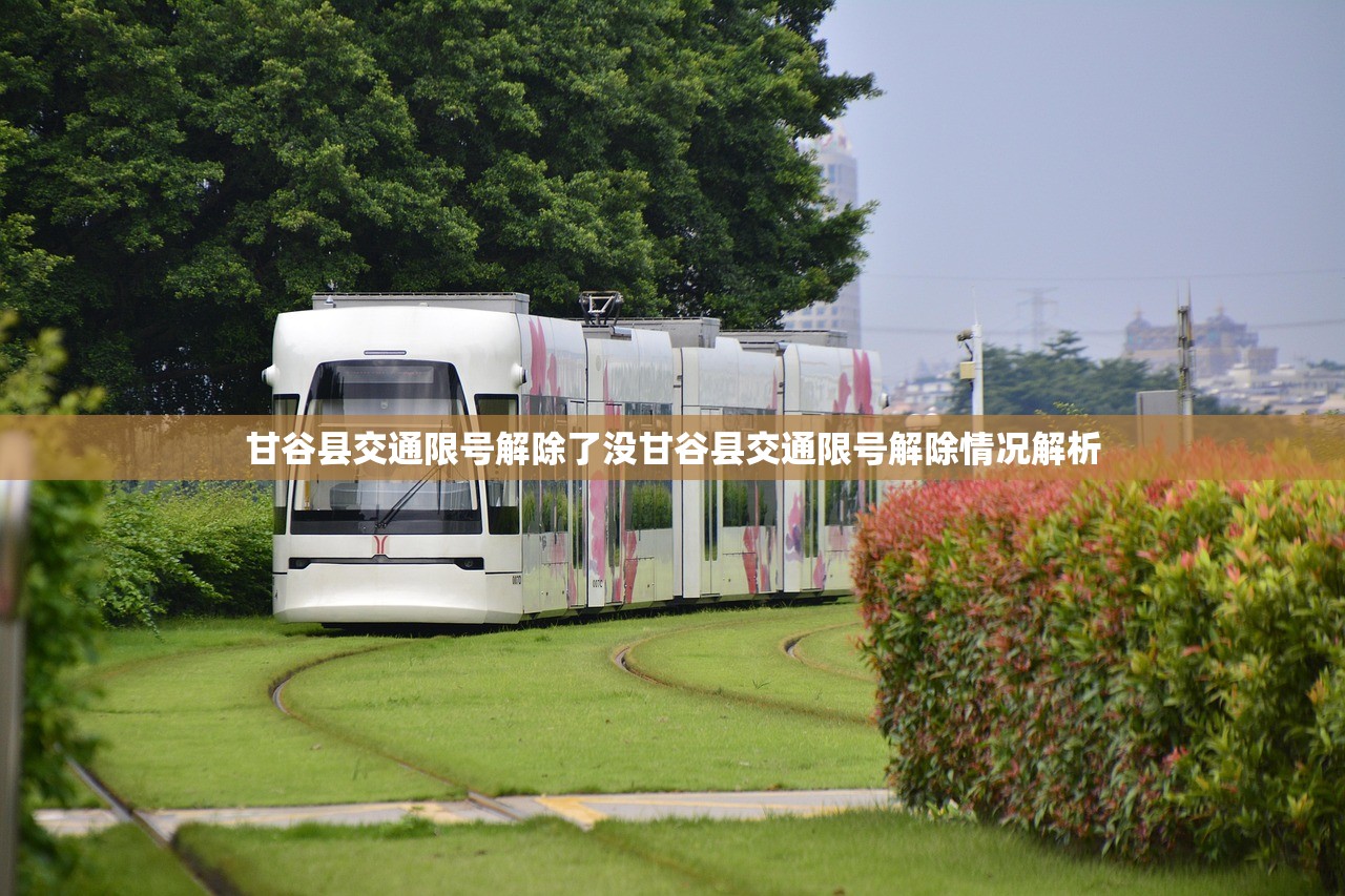 甘谷县交通限号解除了没甘谷县交通限号解除情况解析  第1张