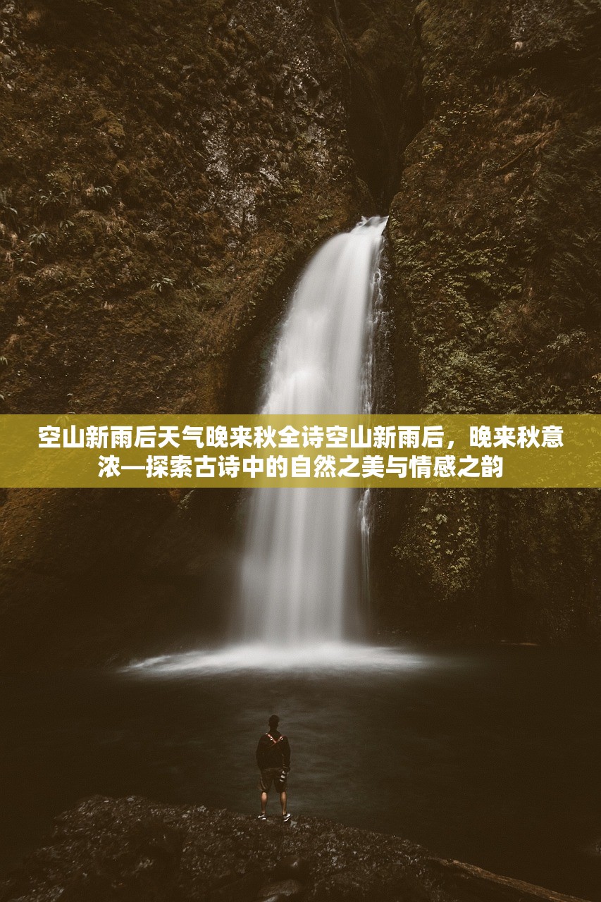 空山新雨后天气晚来秋全诗空山新雨后，晚来秋意浓—探索古诗中的自然之美与情感之韵  第1张