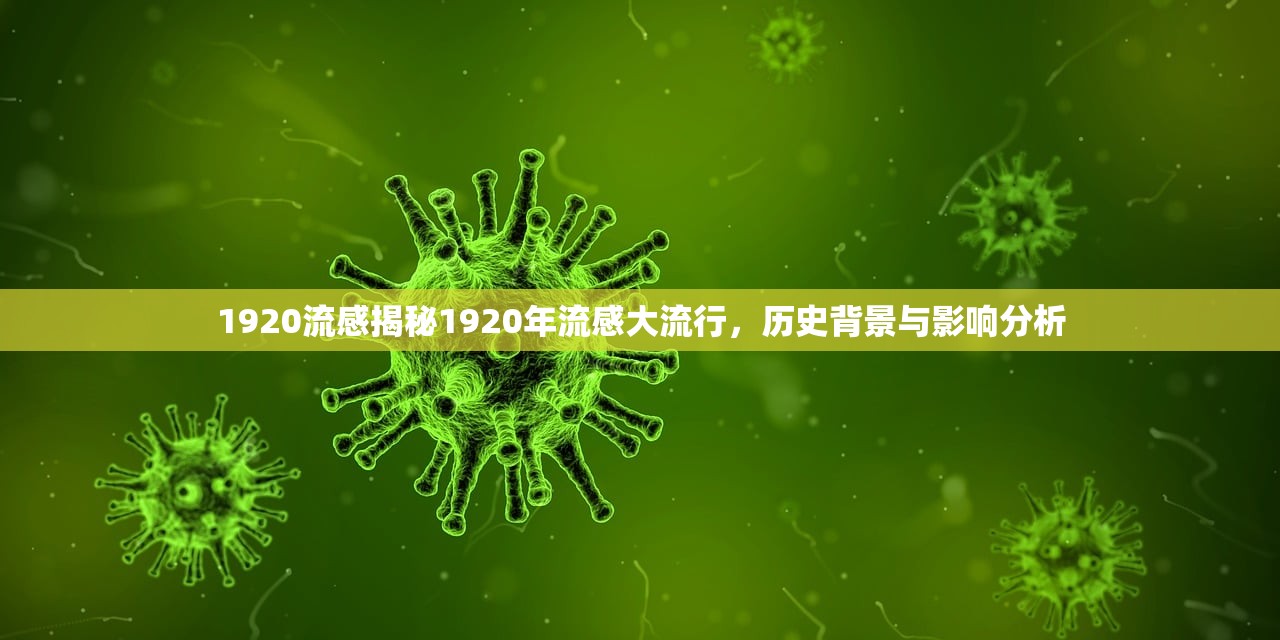 1920流感揭秘1920年流感大流行，历史背景与影响分析  第1张