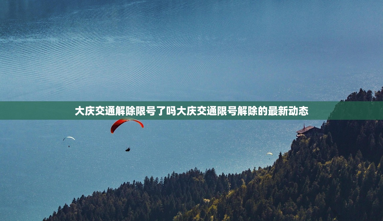 大庆交通解除限号了吗大庆交通限号解除的最新动态  第1张