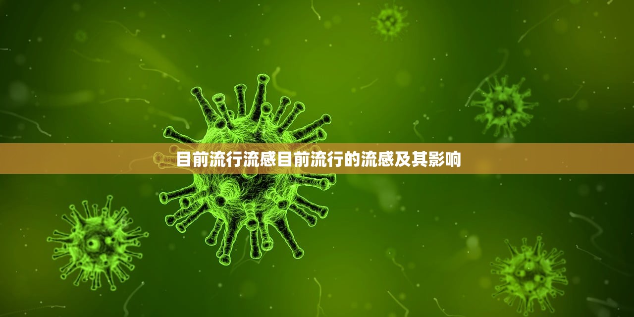 目前流行流感目前流行的流感及其影响  第1张