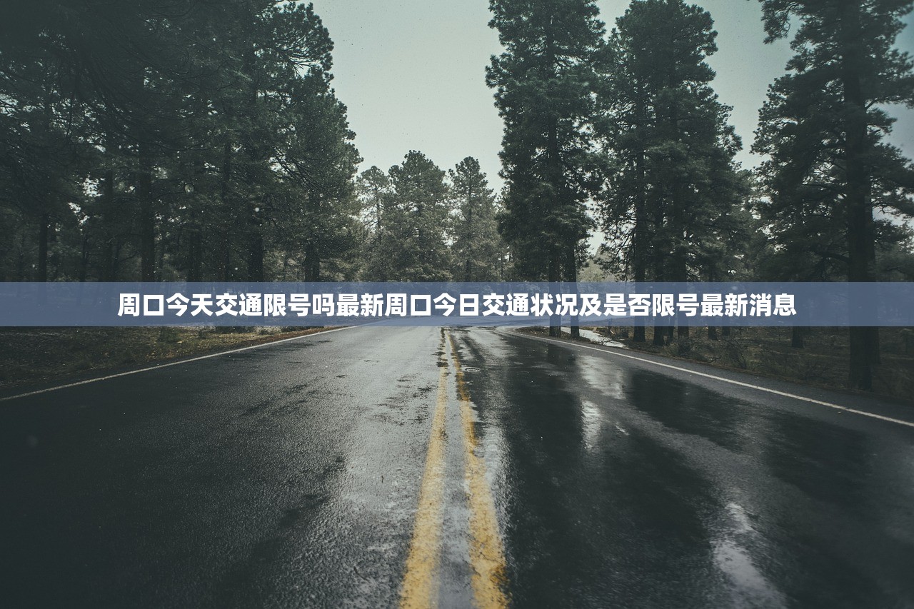 周口今天交通限号吗最新周口今日交通状况及是否限号最新消息  第1张