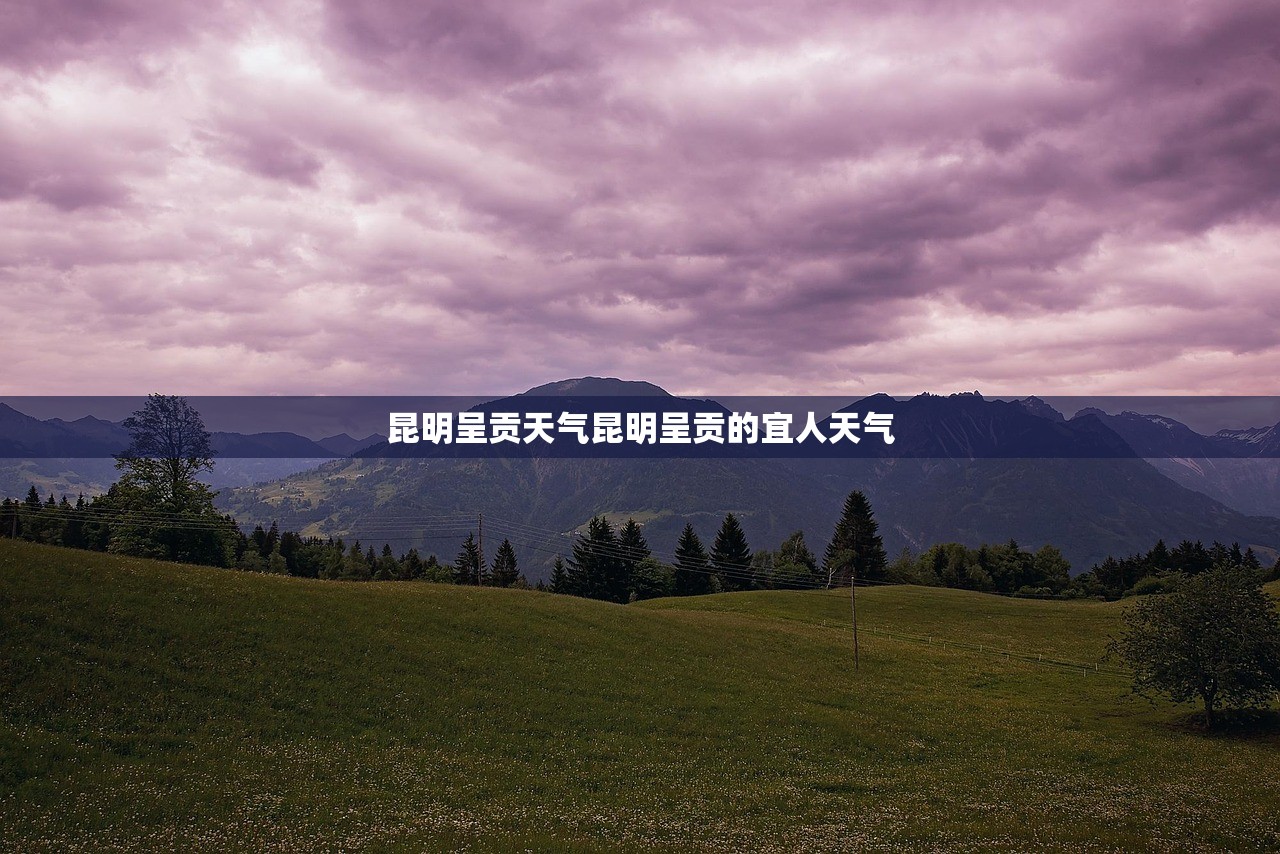 昆明呈贡天气昆明呈贡的宜人天气  第1张